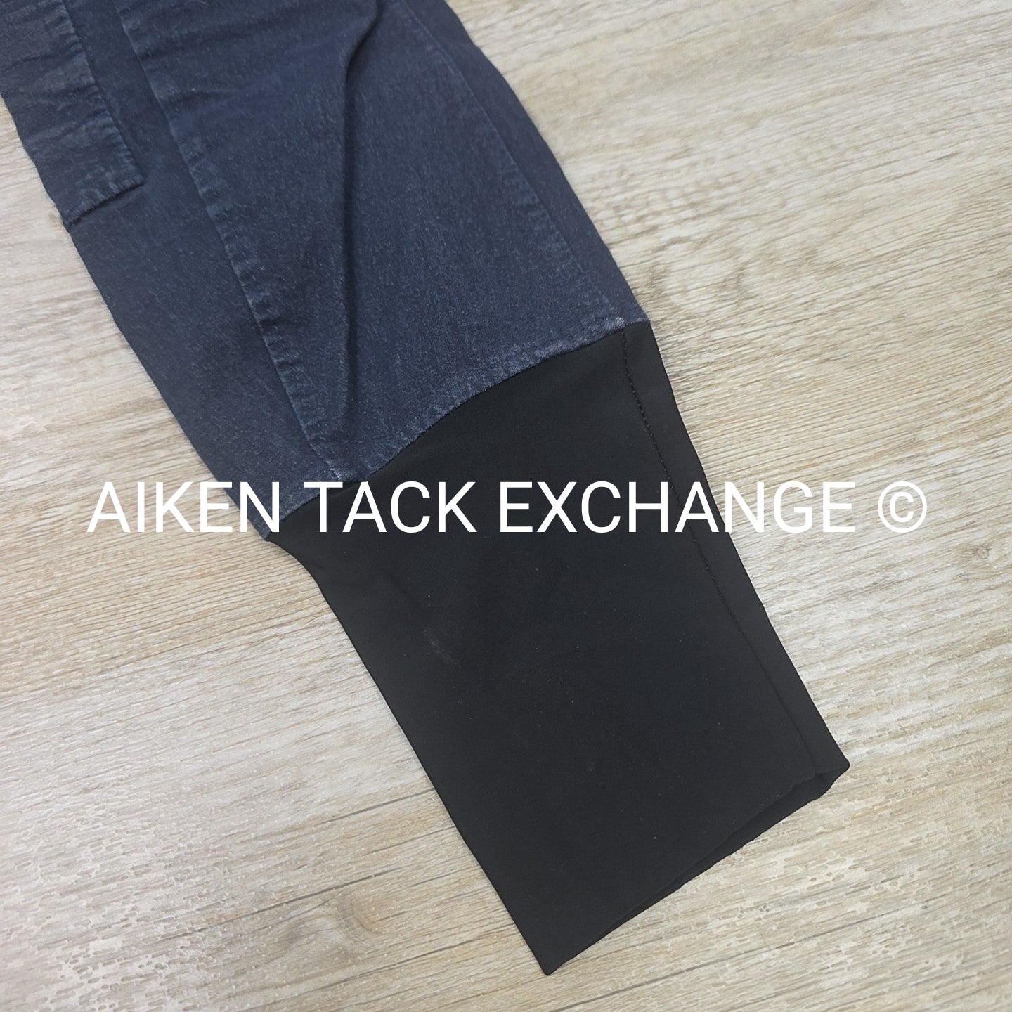 Equine Couture Jessie Denim Knee Patch Breeches, Women's 28