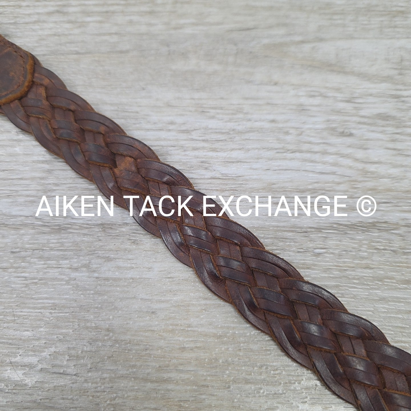 Braided Leather Belt, 34