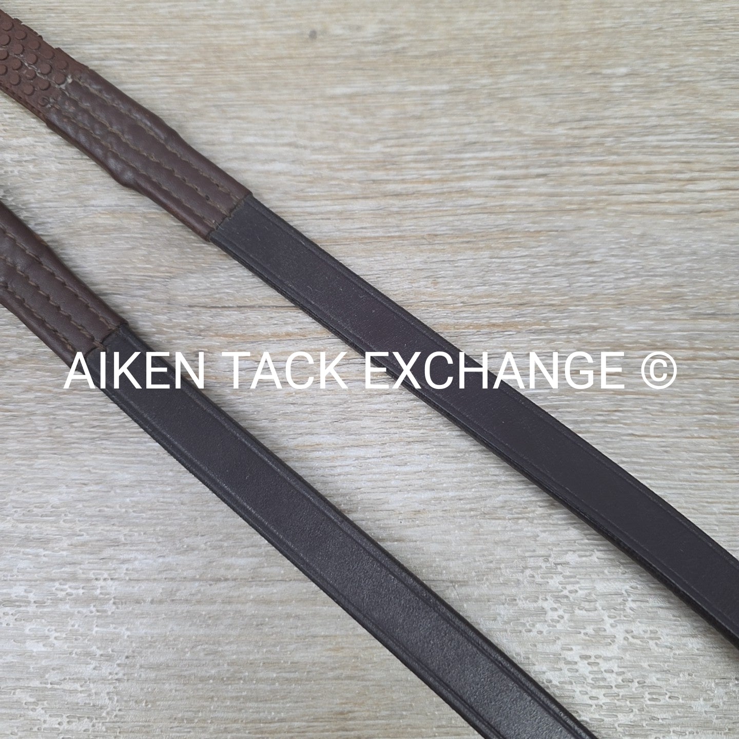 Schockemohle Rubber Reins, Brown, 56"