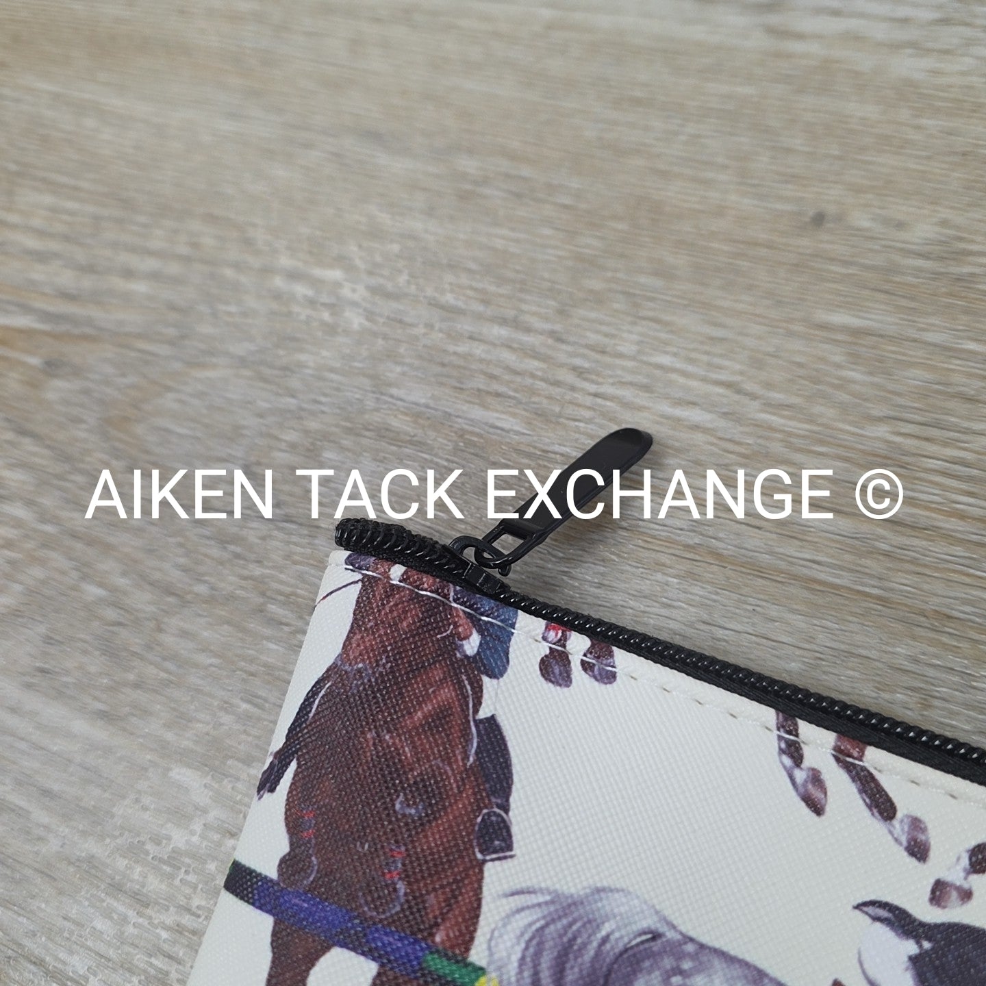 Horse Jumping Zipper Pouch