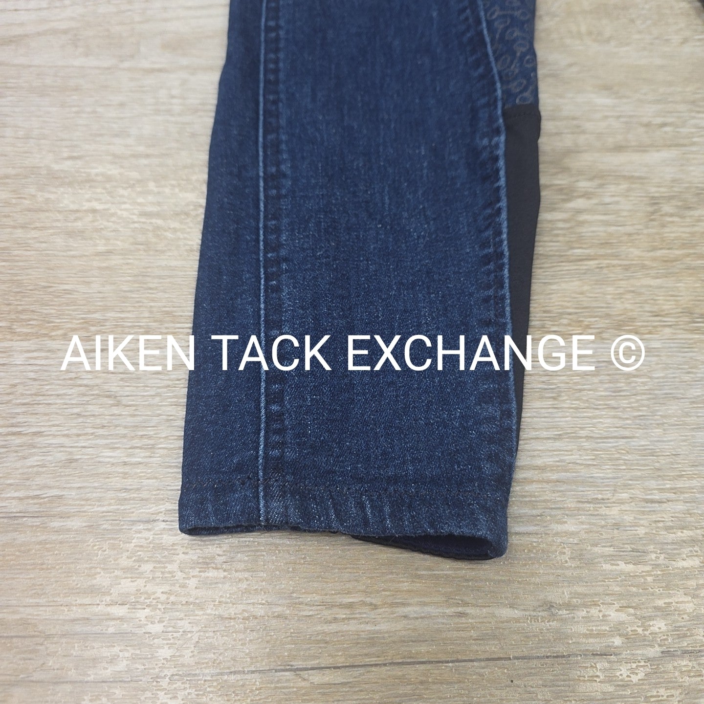 Horze Kaia Silicone Grip Full Seat Denim Breeches, Women's 30