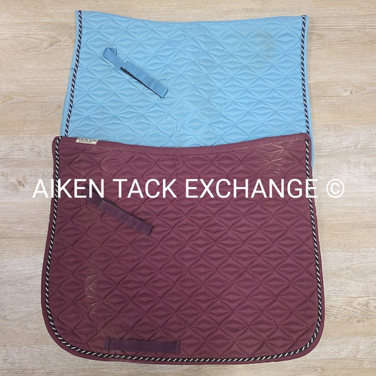 BARGAIN BUNDLE: 2 Dover Saddlery Dressage Saddle Pads