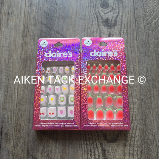 Claire's Press-On Nails (2 Sets) - 24 Count Each (48 Total)