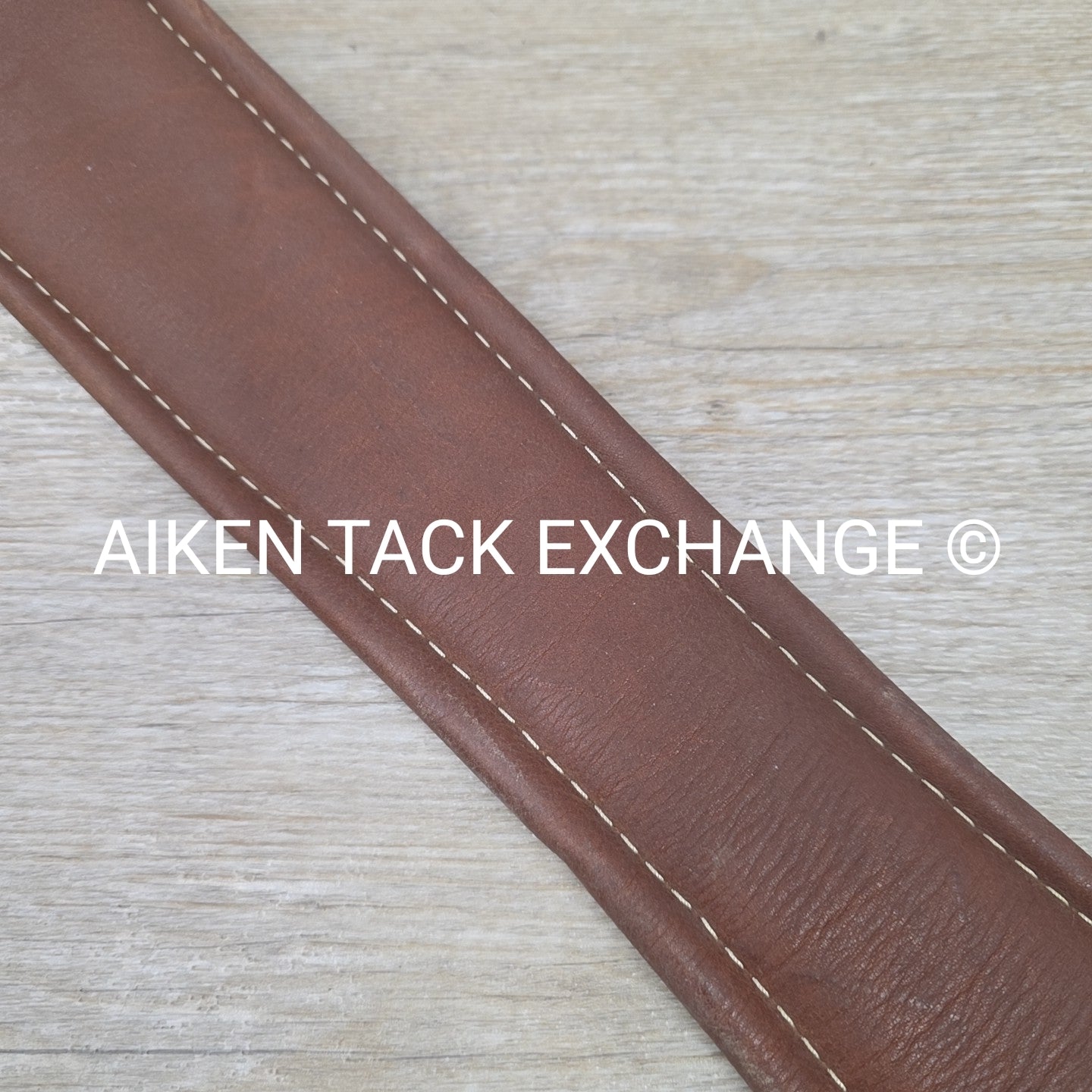 M. Toulouse Contour Shaped Padded Leather Girth, Brown, 56"