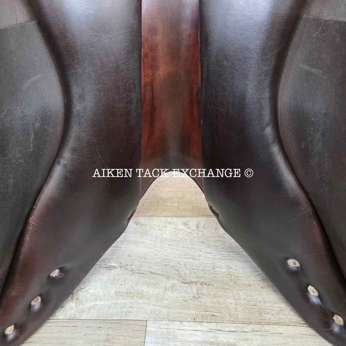 2007 Bruno Delgrange Virtuose Close Contact Jump Saddle, 17.5" Seat, Medium Wide Tree, Foam Panels