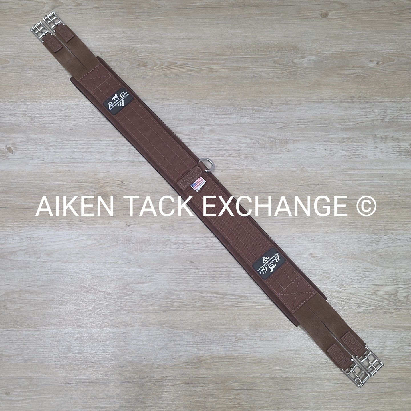 Professional's Choice SMx Double Elastic Girth, Brown, 48"