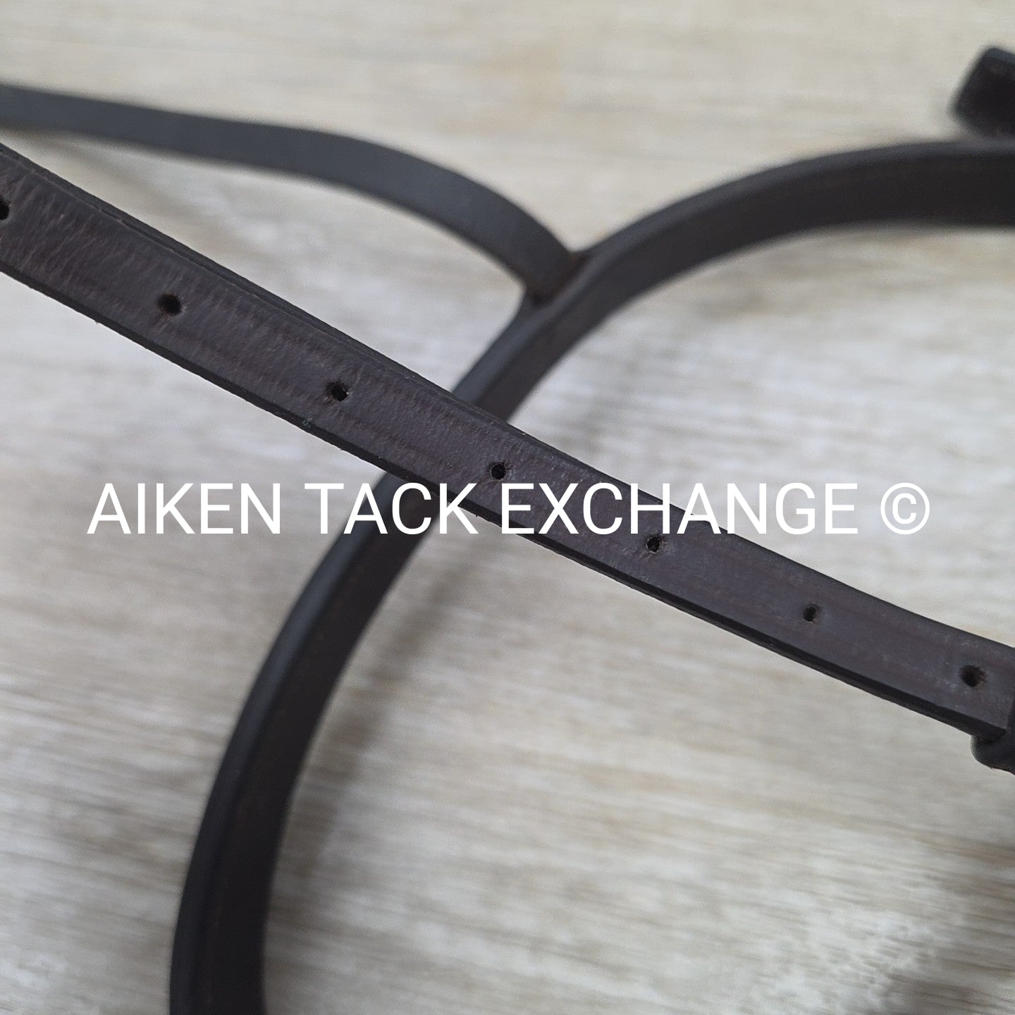 BARGAIN BUNDLE: 2 Edgewood Fancy Stitched Nosebands, Brown, Size Full