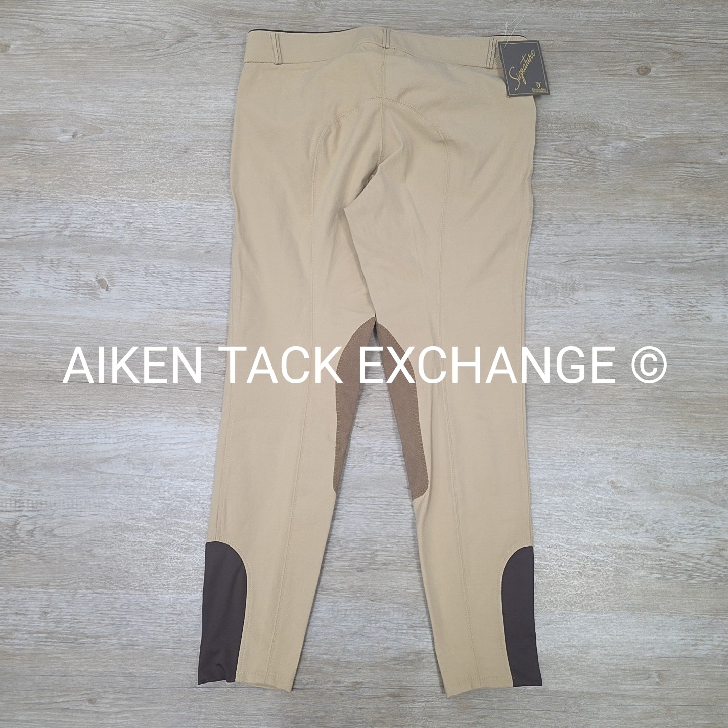 Devon Aire Signature Woven Knee Patch Breeches, Women's 32