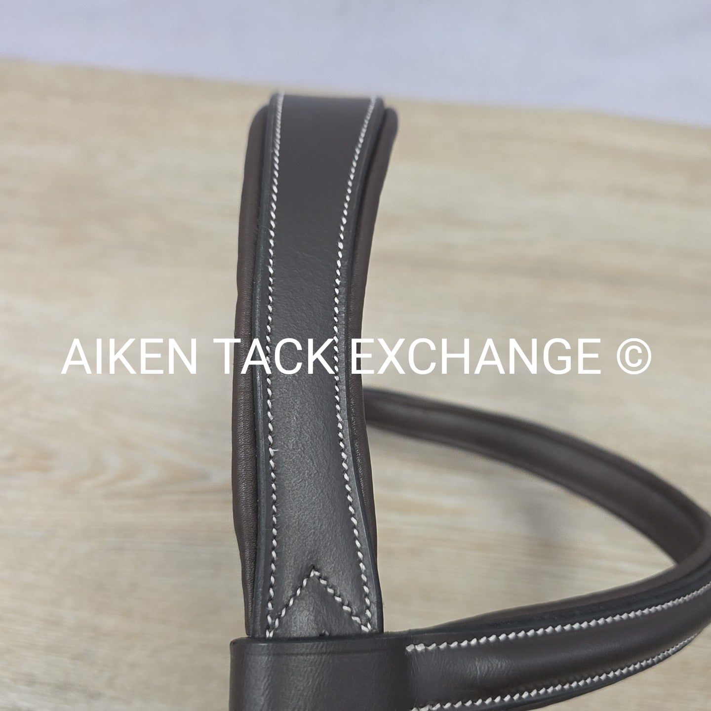 HDR Pro Mono Crown Padded Bridle with Reins, Havana, Size Cob