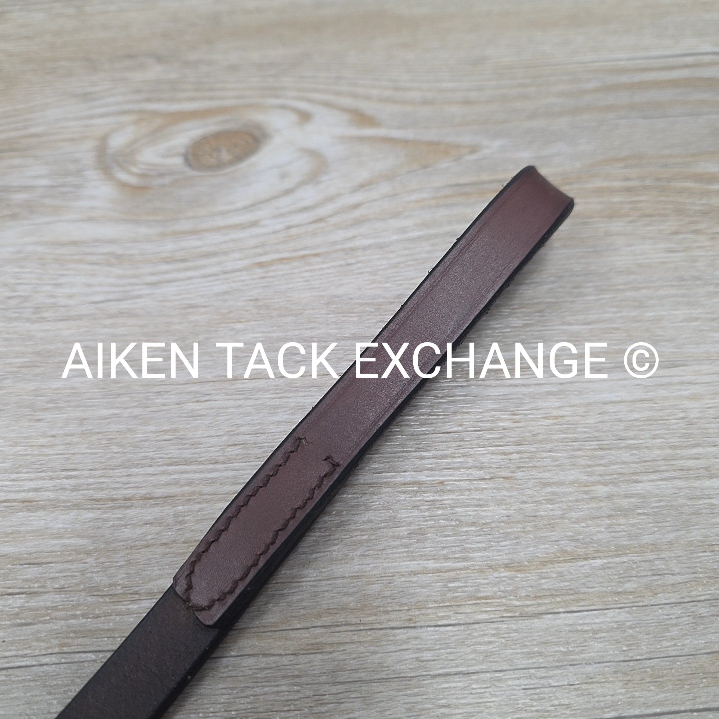 Plain Flat Standing Martingale, Brown, Size Pony