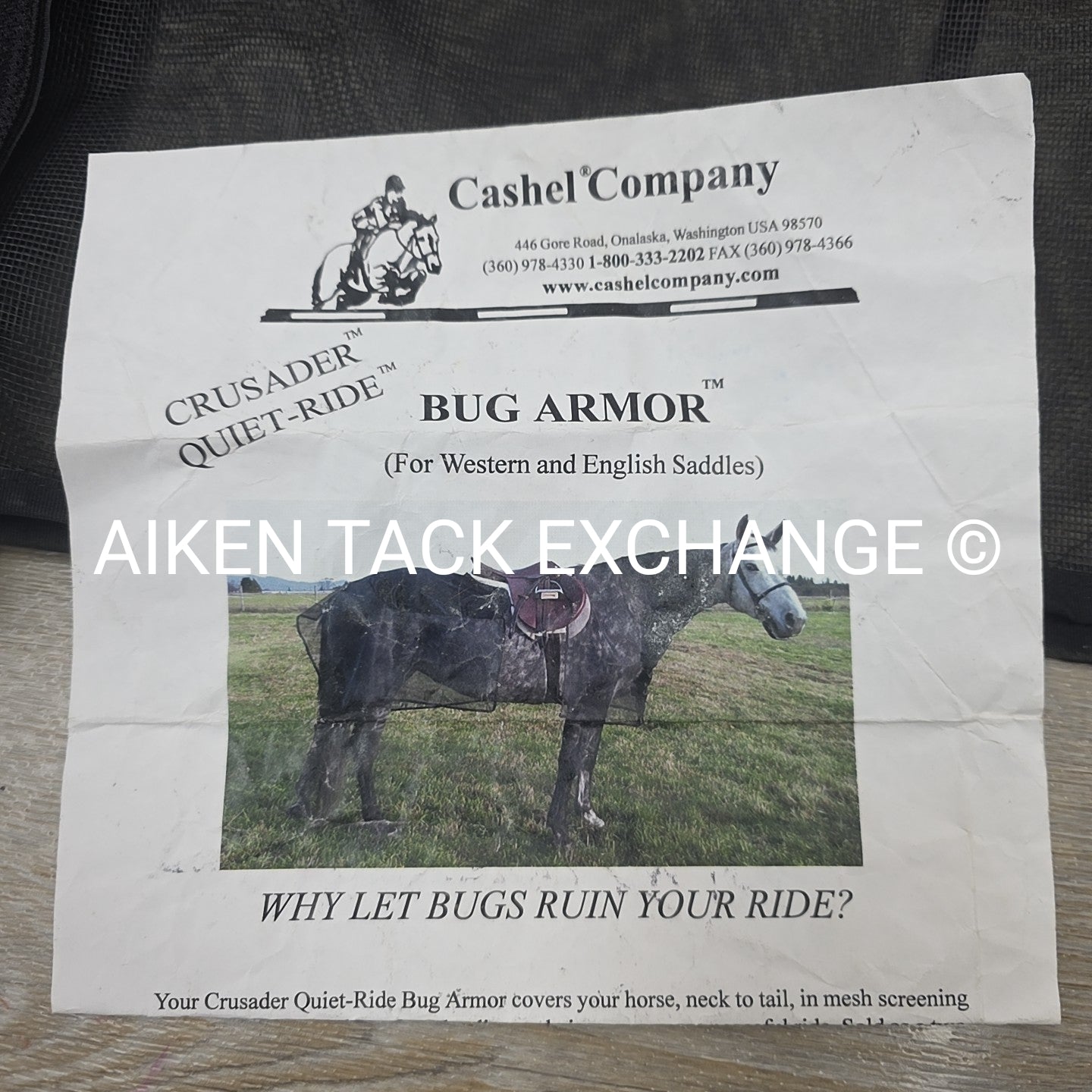 Cashel Crusader Quiet Ride Bug Armor