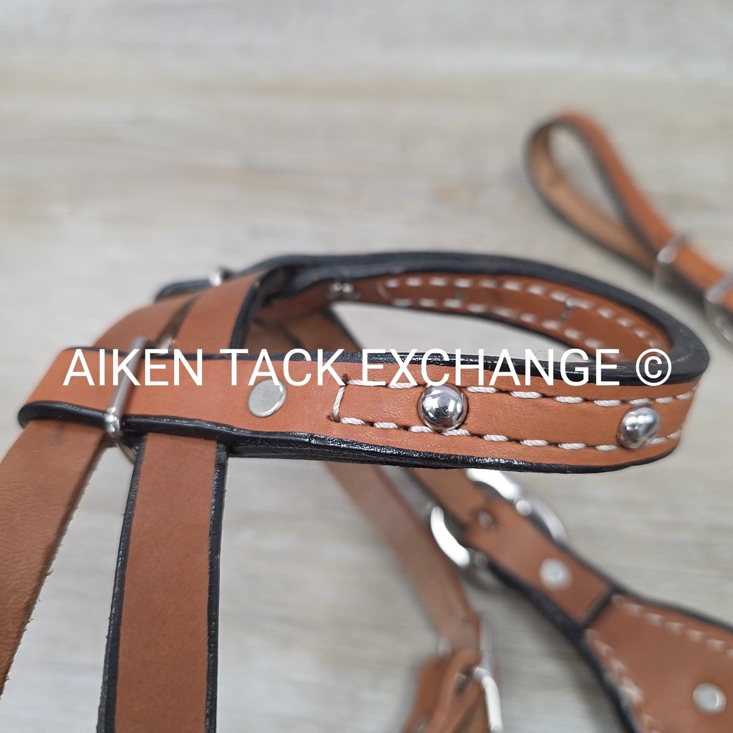 One Ear Western Bridle with Matching Wither Strap