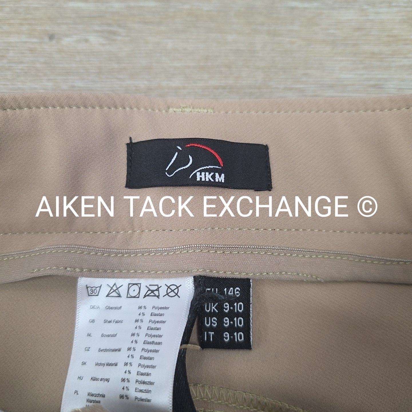 HKM Knee Patch Jodhpurs, Size 9 - 10