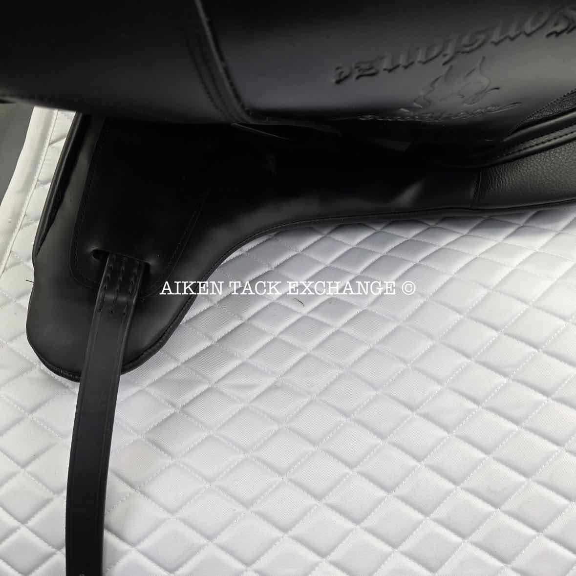 2025 Custom Saddlery Wolfgang Constanze 2 Monoflap Dressage Saddle, 17.5" Seat, Adjustable Tree, Wool Flocked Panels