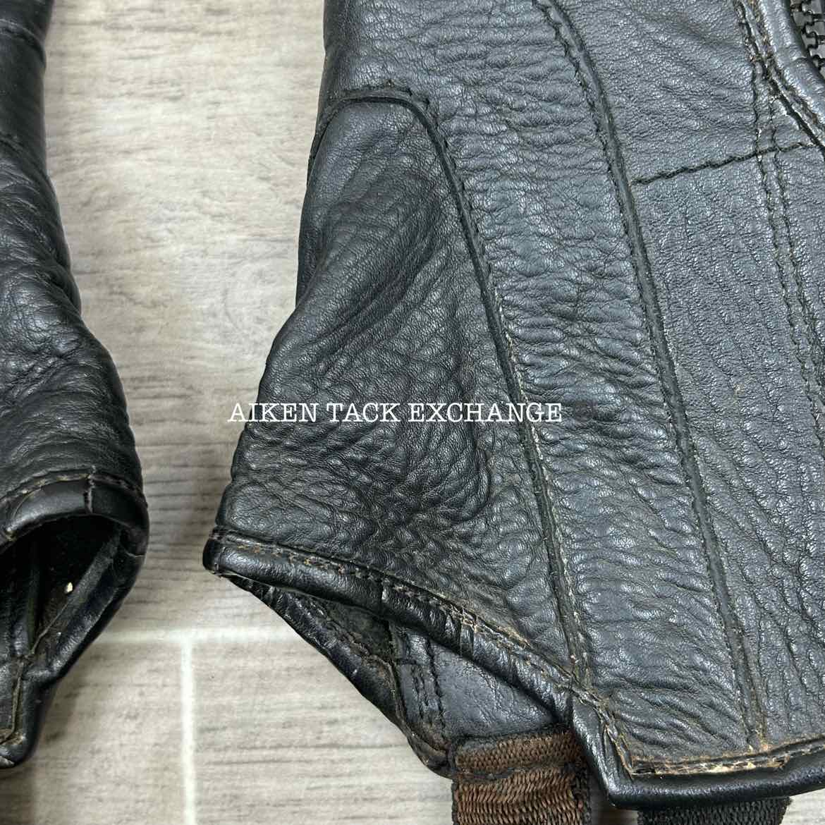 The Elite Leather Half Chaps, Size TL - S