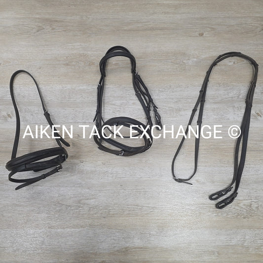 BARGAIN BUNDLE: Tony Slatter Saddlery Flash Bridle, Bobby's English Tack Flash N