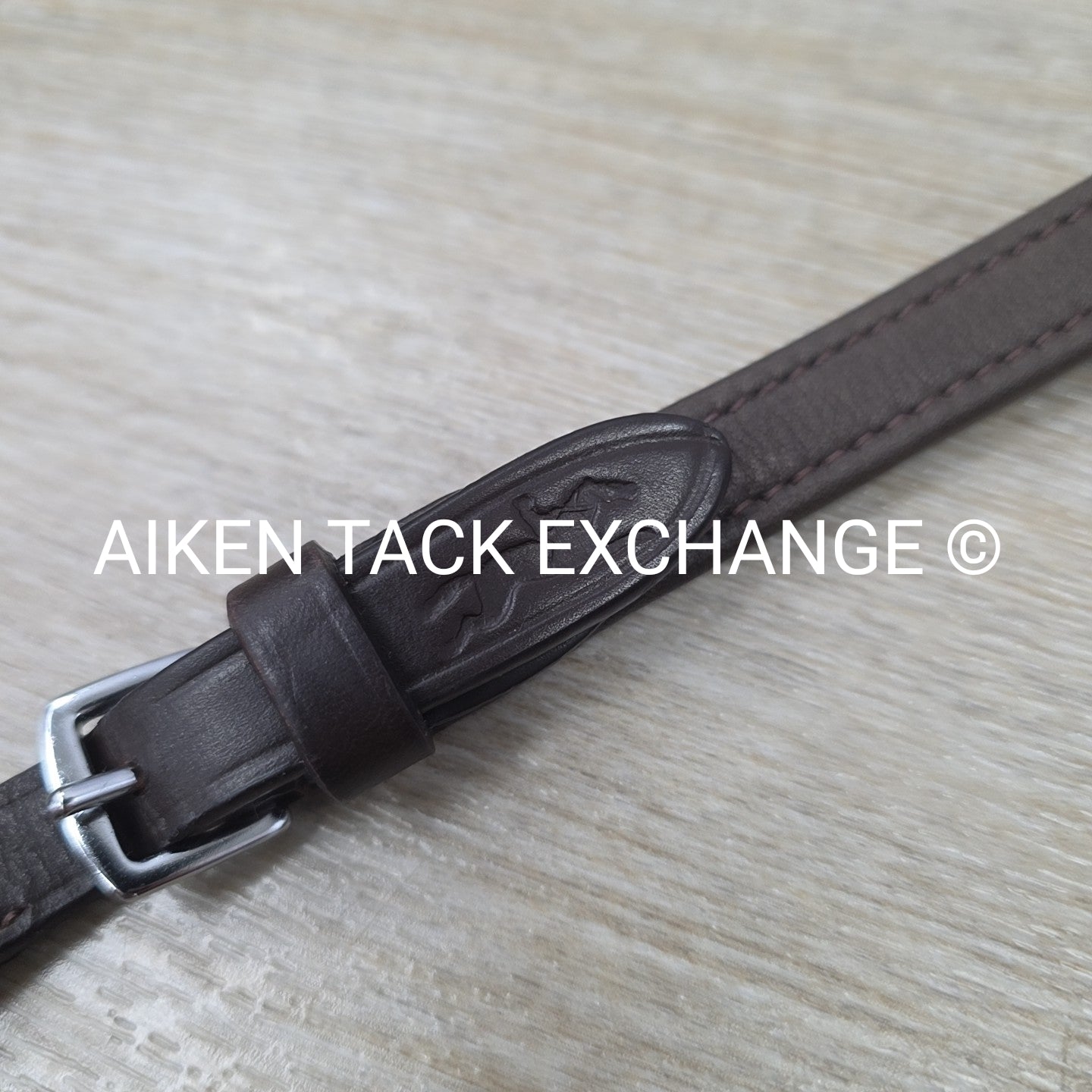 Schockemohle Durasoft Grip Reins, Brown, Size Full