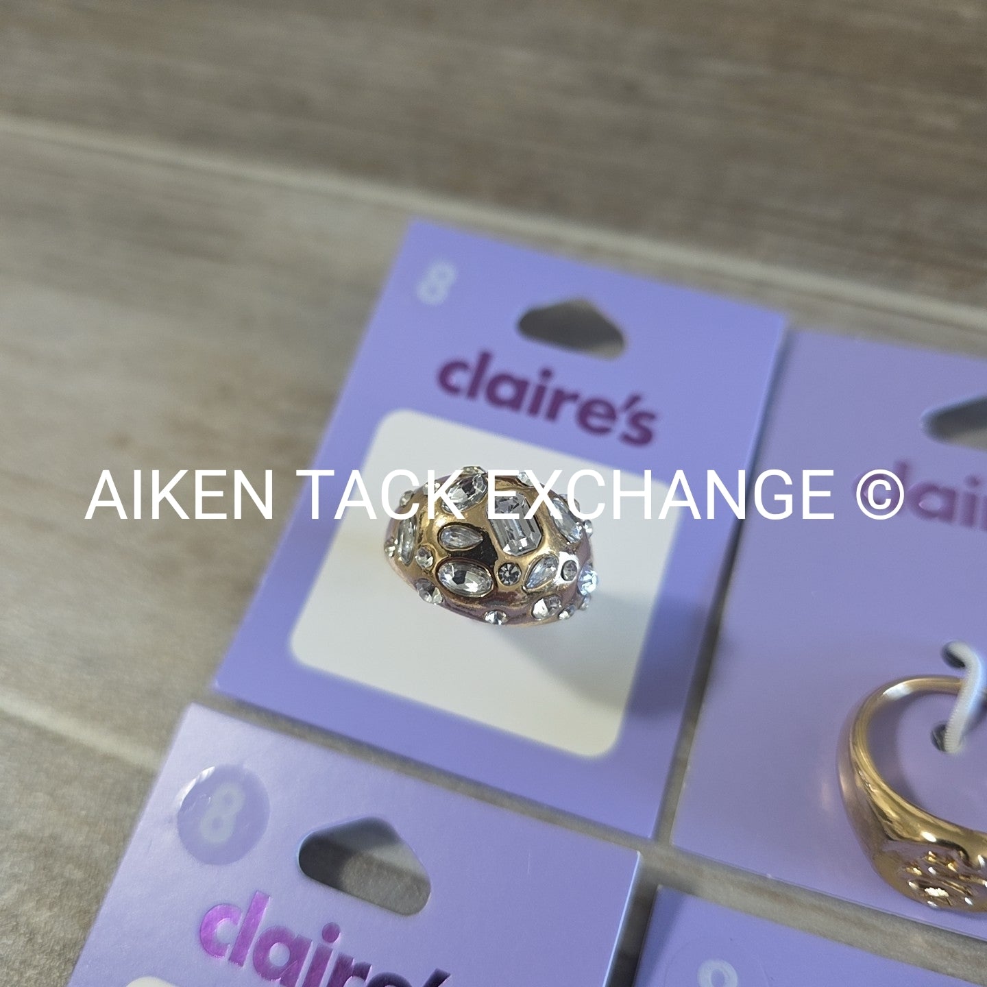 Claire's Rings (4) - Size 8