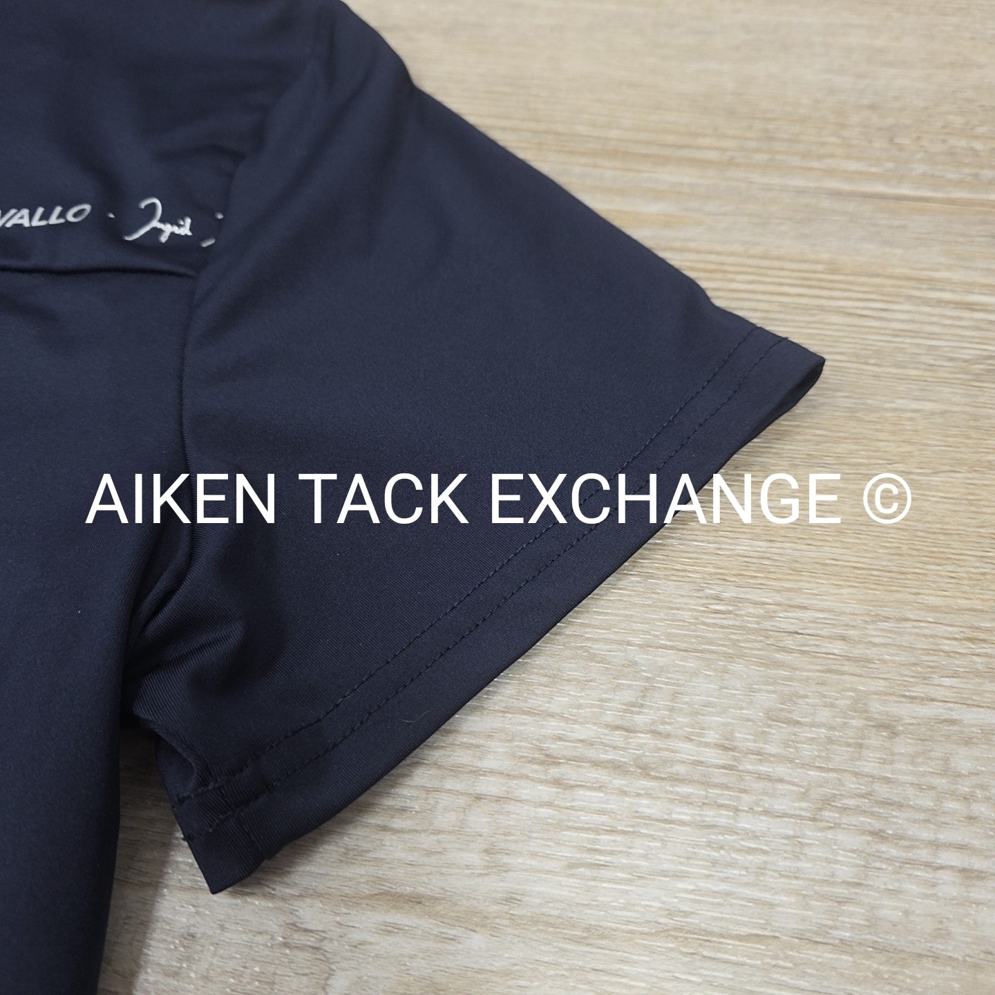 Ingrid Klimke by Cavallo Short Sleeve Polo Top, Size 38