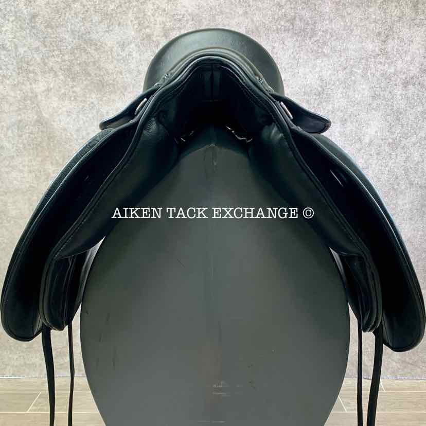 Sella Soleil Passagio Dressage Saddle, 17" Seat, Wide/Extra Wide Tree, Wool