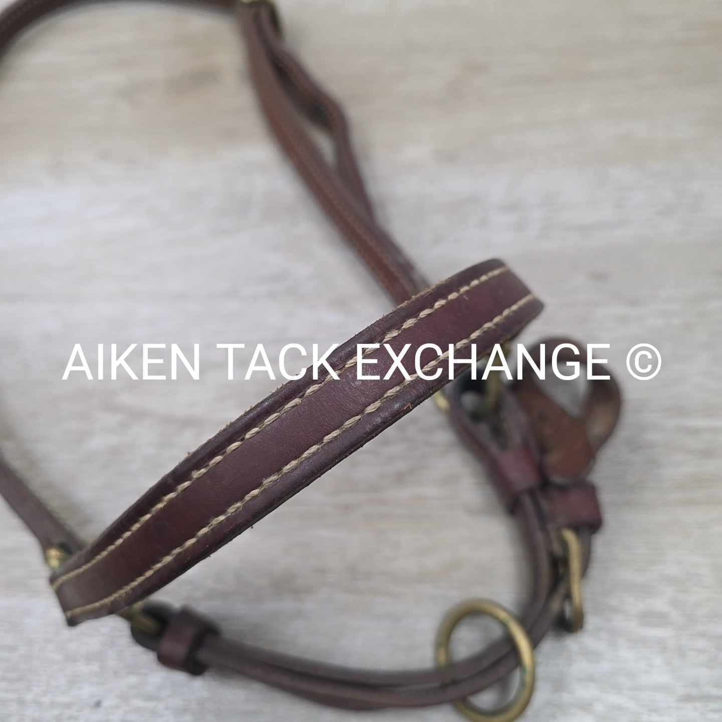 Walsh Leather Grooming Halter, Brown, Size Full