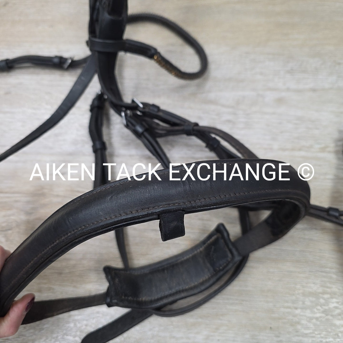 BARGAIN BUNDLE: 2 Dressage Bridles, No Reins, Black, Size Cob & Full