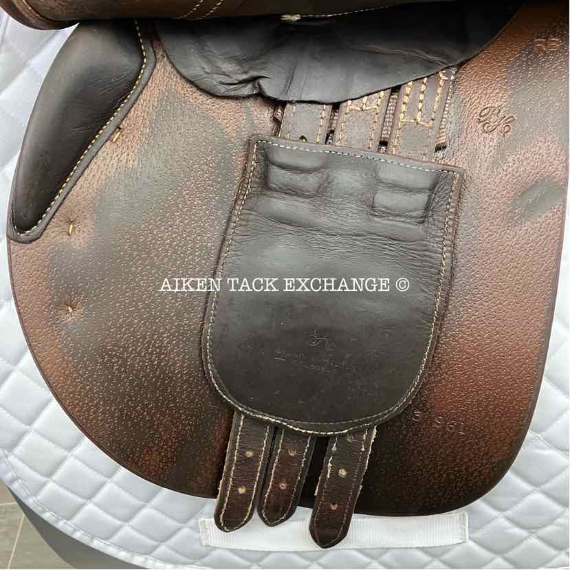 Bruno De Heusch - BDH Close Contact Jump Saddle, 17" Seat, Medium Tree, Foam Panels