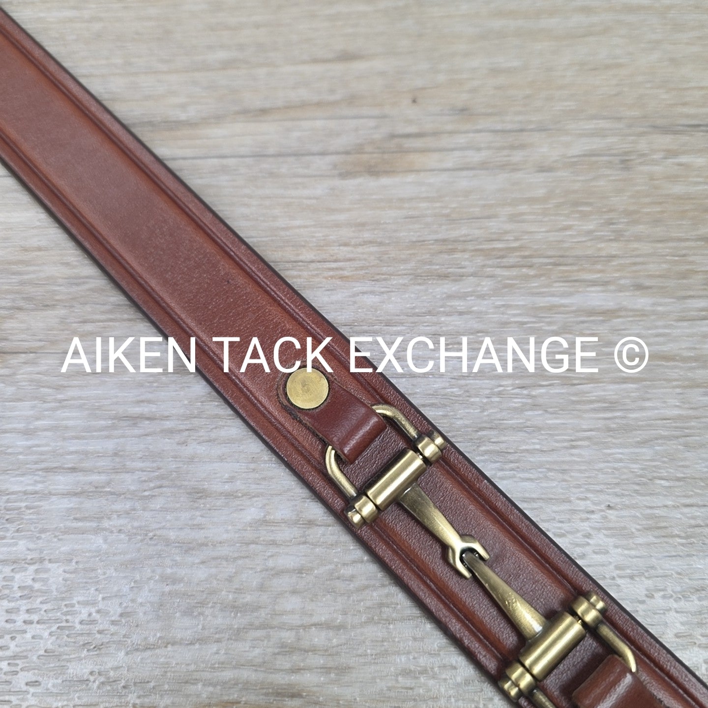 Tory Leather Snaffle Bit Belt, Brown, 26