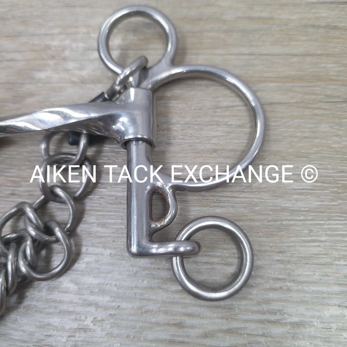 Pessoa Single Joint Slow Twist Locking Short Shank Pelham Bit 4.75"