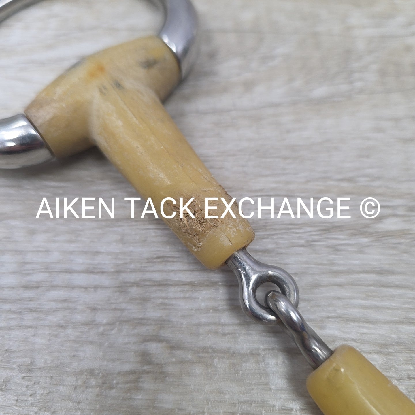 Happy Mouth Single Joint Eggbutt Bit 5" (Has Chew Marks)