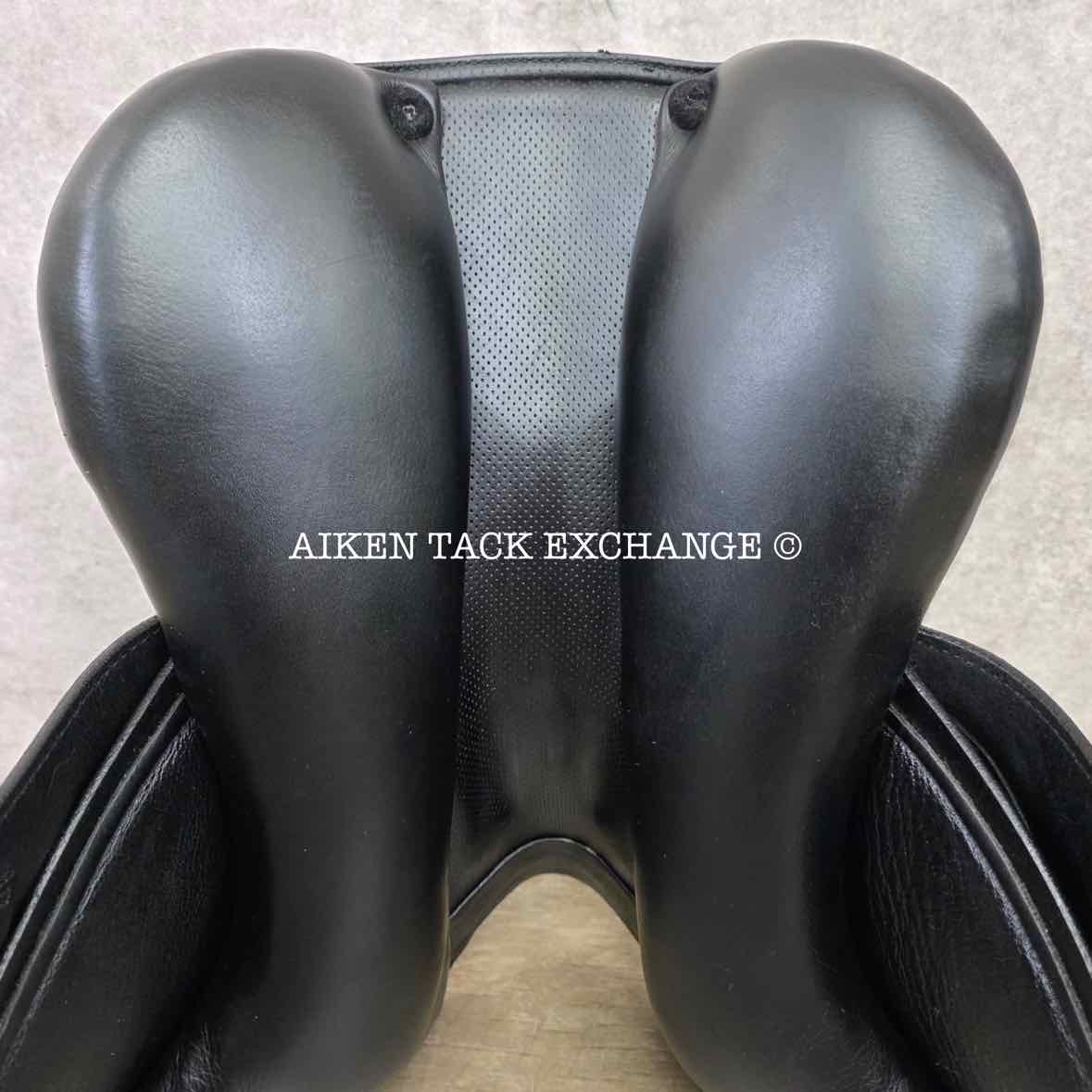2016 Prestige X-D1D K Zero Monoflap Dressage Saddle, 17" Seat, Wide Tree, Wool Flocked Panels