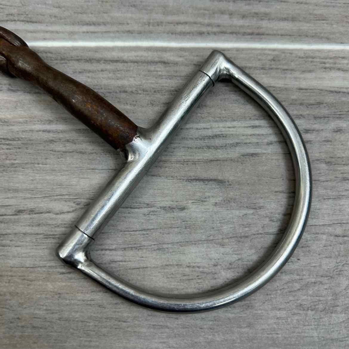 Jay Shuttleworth Hinged Sweet Iron D Ring Bit 5.25"