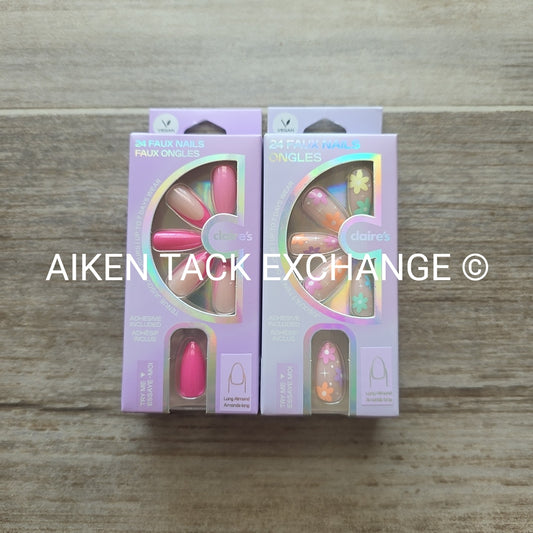 Claire's Press-On Nails (2 Sets) - 24 Count Each (48 Total)