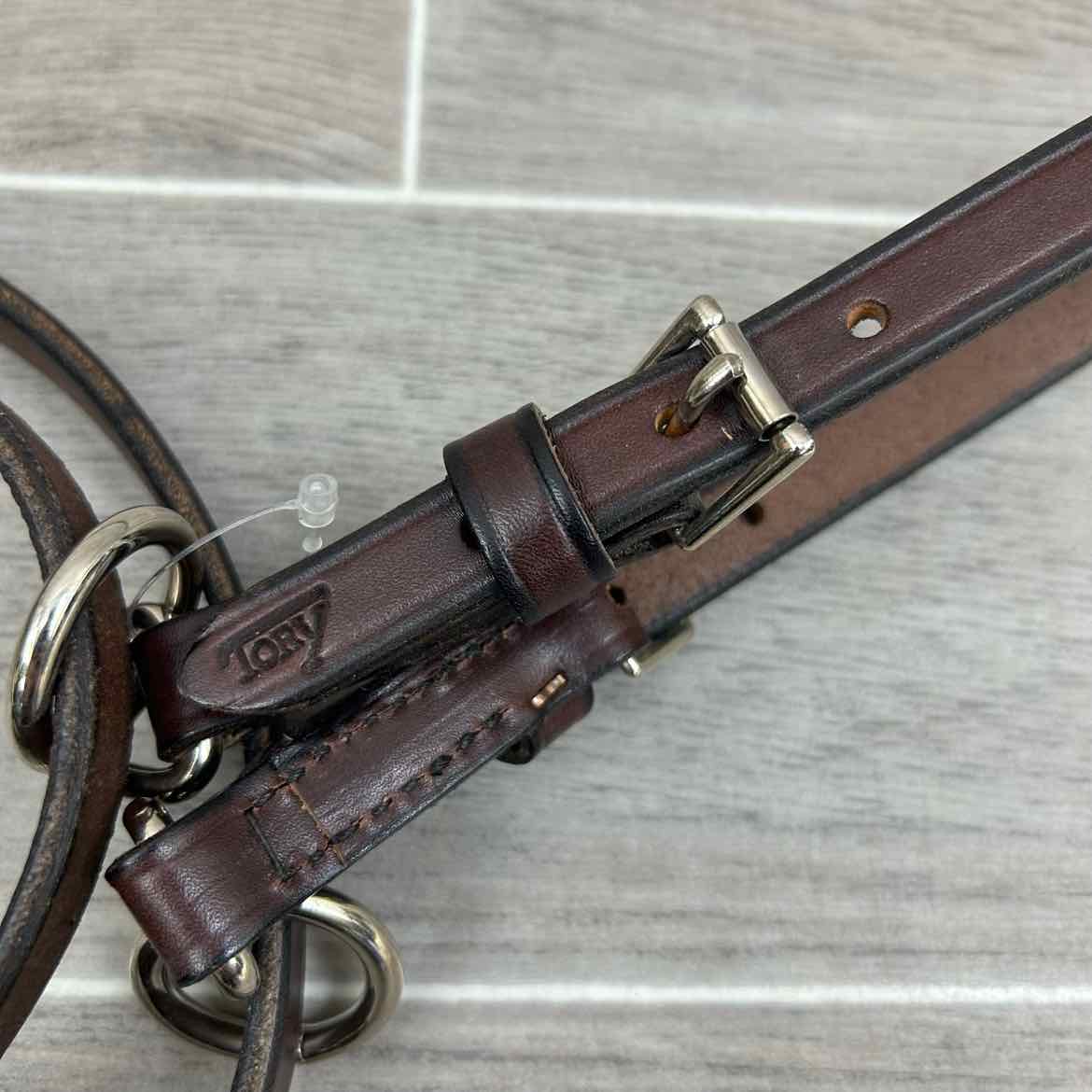 Tory Leather Anti-Grazing Device, Brown, Size Pony, Brand New