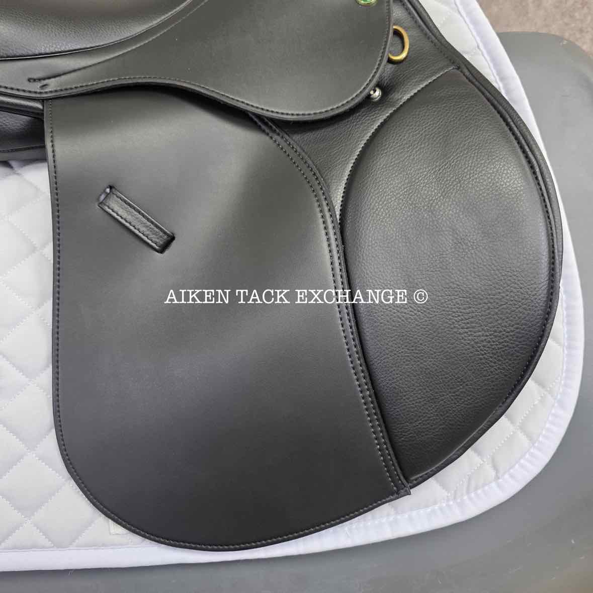 **SOLD** HDR - Henri de Rivel Vegan-X IGP All Purpose Saddle, 15.75" Seat, Adjustable Tree - Changeable Gullet, Wool Flocked Panels