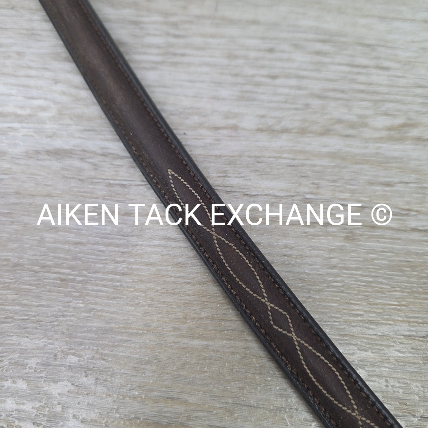 Ovation Fancy Fancy Stitched Standing Martingale, Brown, Size Full