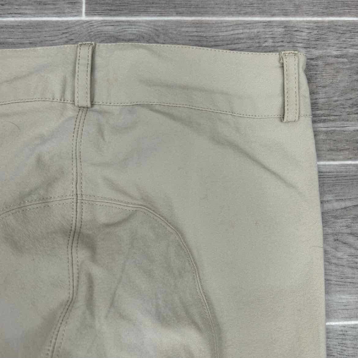 Dover Saddlery Riding Sport Competitor Knee Patch Jods, Size 12