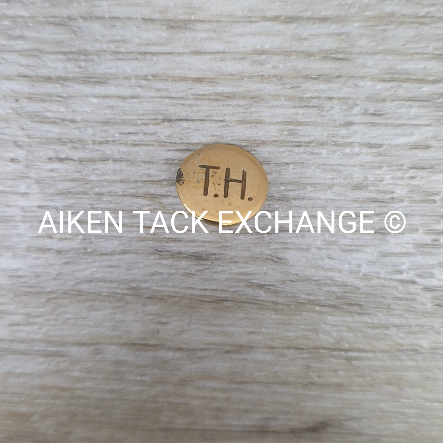 Tryon Hounds Brass Button, Small