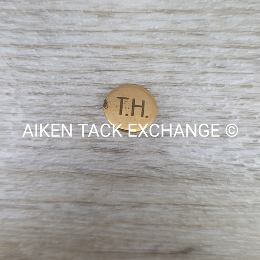 Tryon Hounds Brass Button, Small