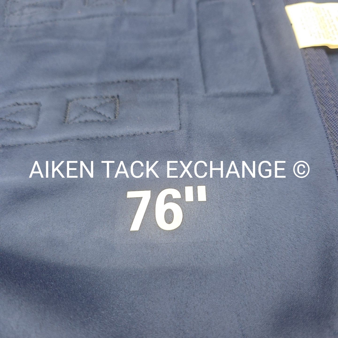 Fenwick Equestrian EquSuede Performance Cooler, Blue, 76"