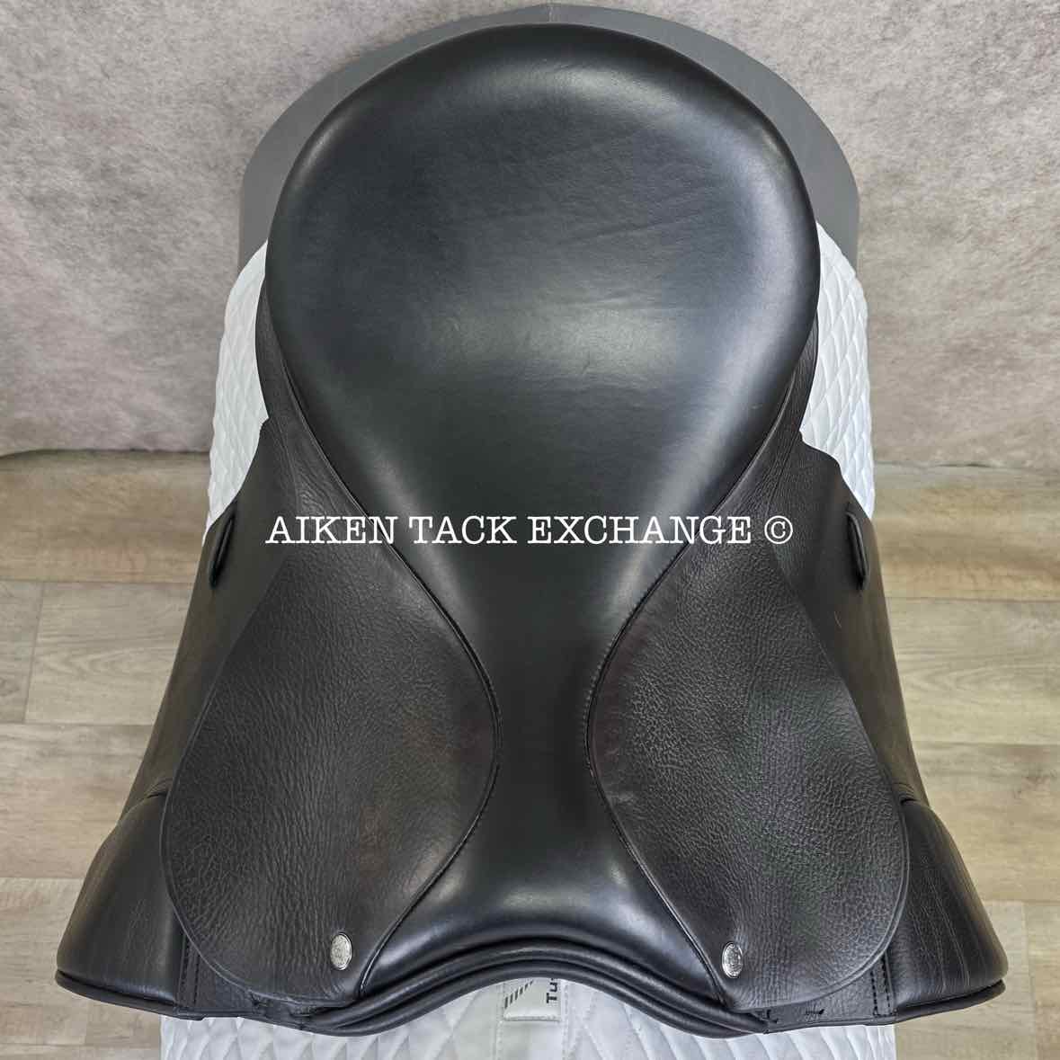 Smith-Worthington Nightwind Dressage Saddle, 17.5" Seat, XX-Wide Hoop Tree, Wool Flocked Panels