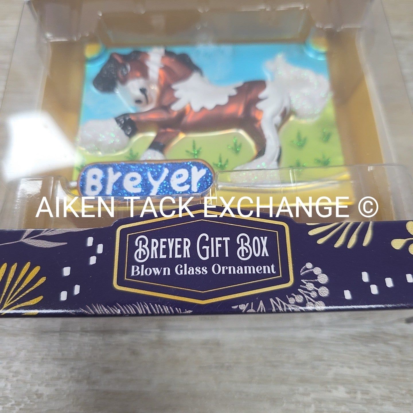2025 Breyer Holiday Collection - Breyer Gift Box Blown Glass Ornament