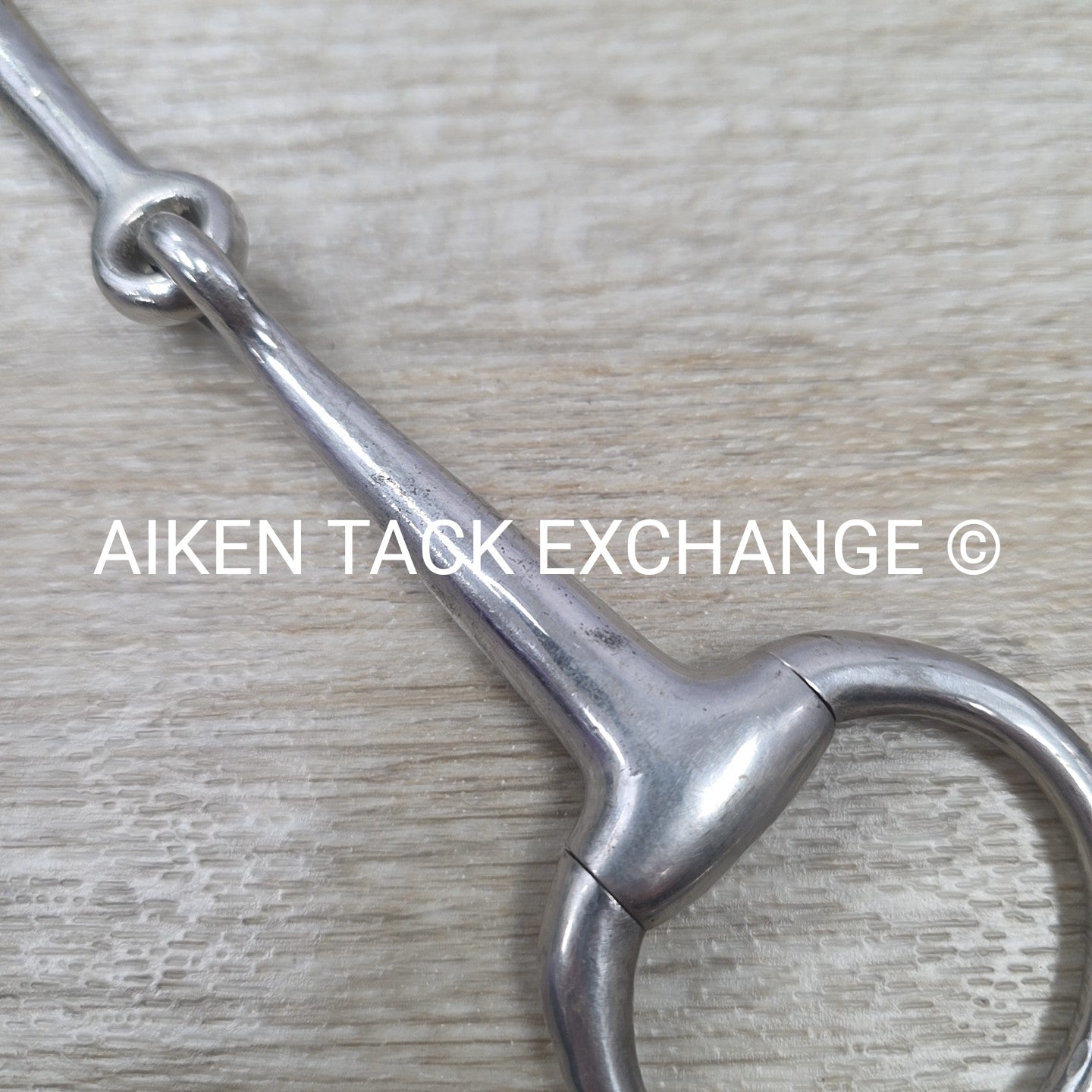 Single Joint Eggbutt Bradoon Bit 5.5"