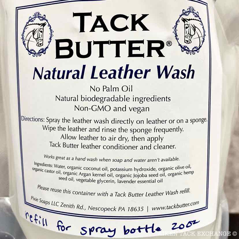 Refill Bag for Tack Butter Natural Leather Wash Cleaning Spray - 20 oz