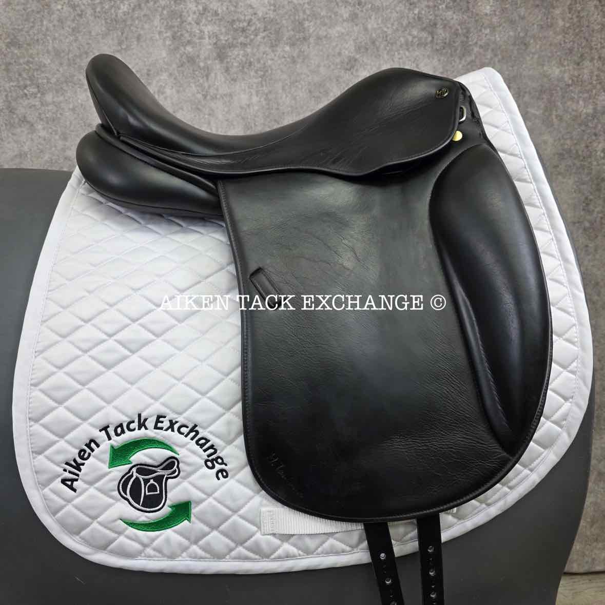 **On Trial** Marcel Toulouse Verona Monoflap Dressage Saddle, 17.5" Seat, MW/W Tree, Wool Flocked Panels