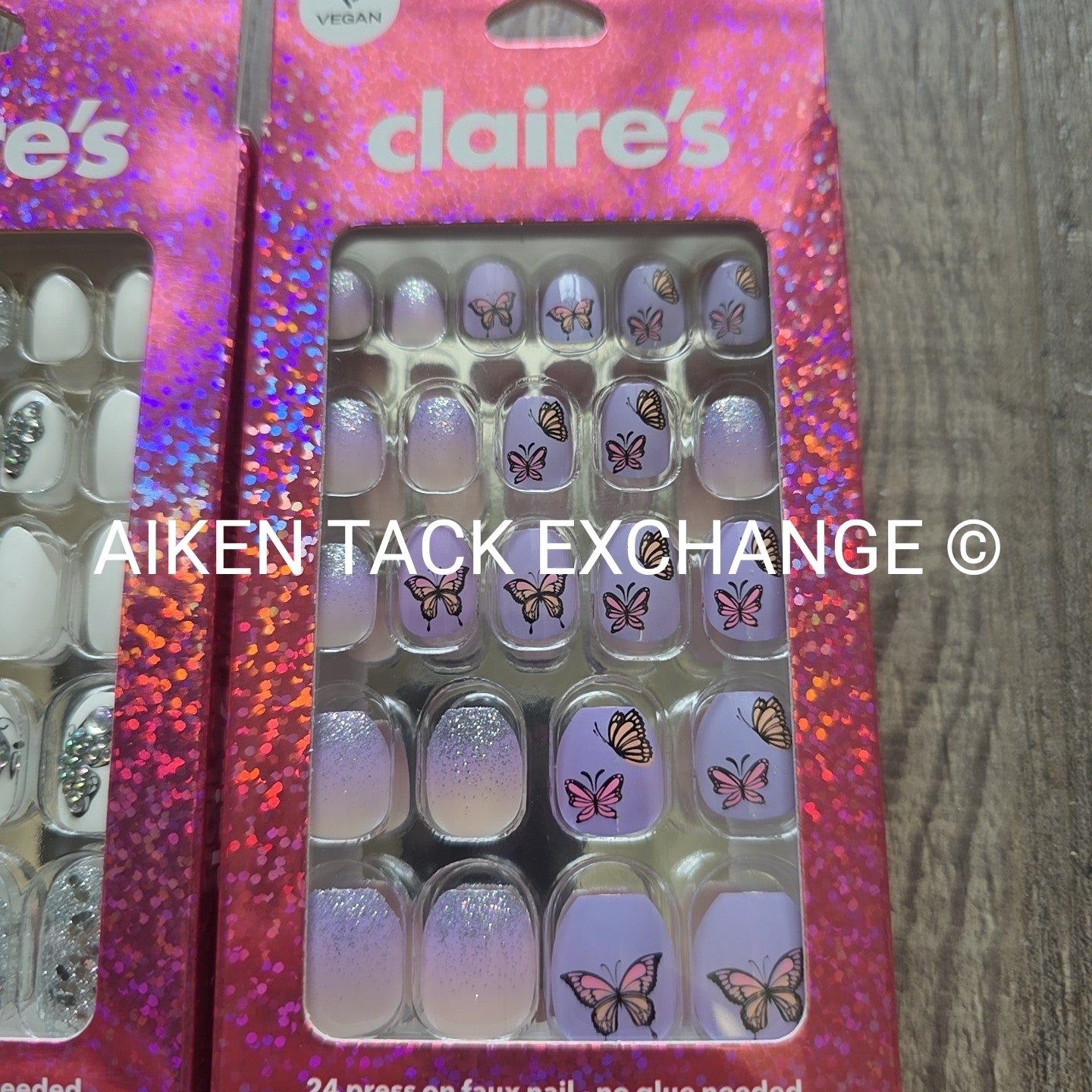 Claire's Press-On Nails (2 Sets) - 24 Count Each (48 Total)