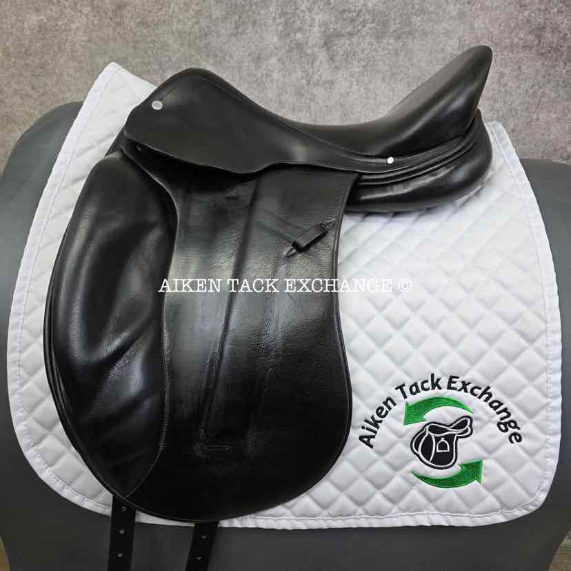 **SOLD** Hermes Corlandus Monoflap Dressage Saddle, 17.5" Seat, Medium Wide Tree, Foam Panels