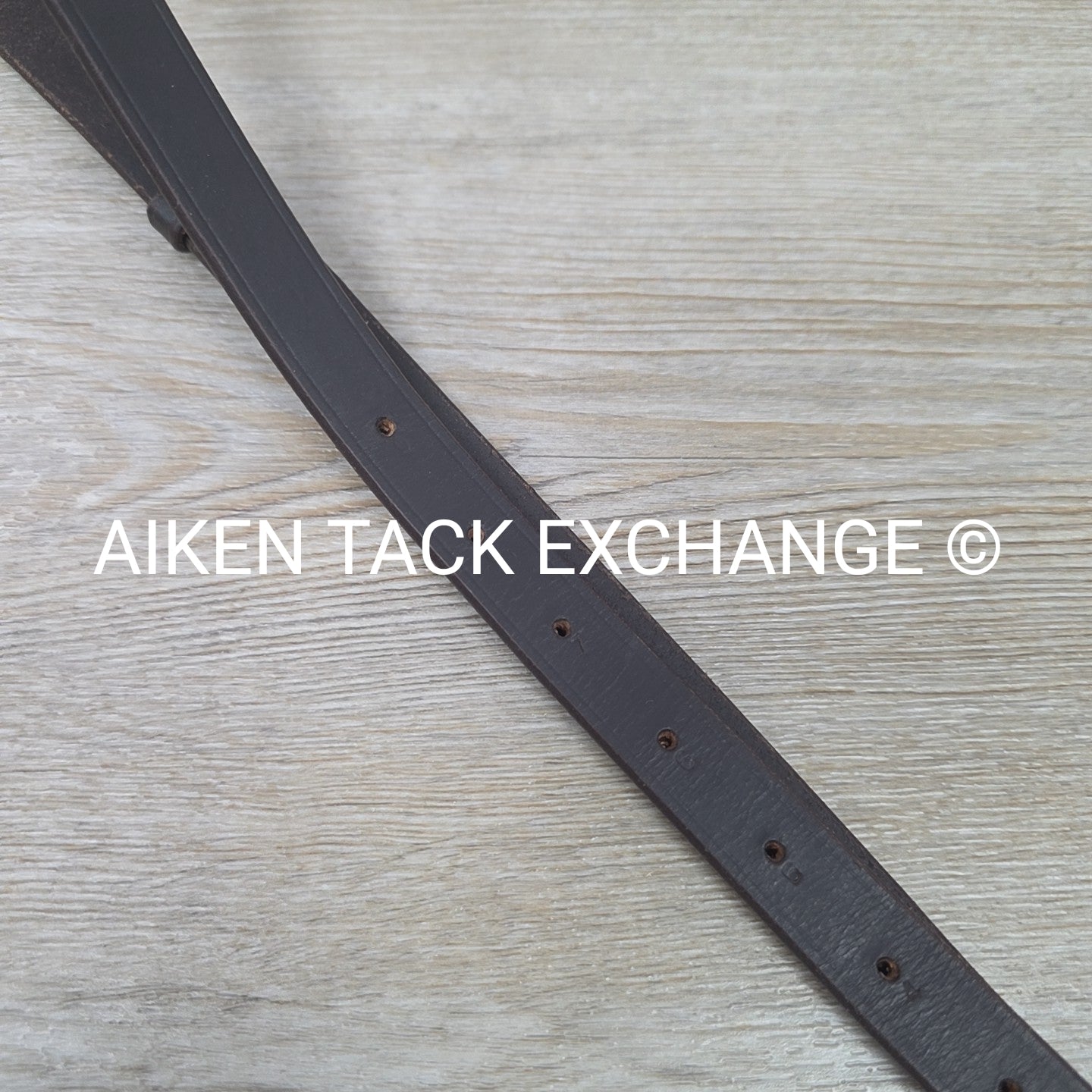 Rubber Donut Leather Side Reins, Brown