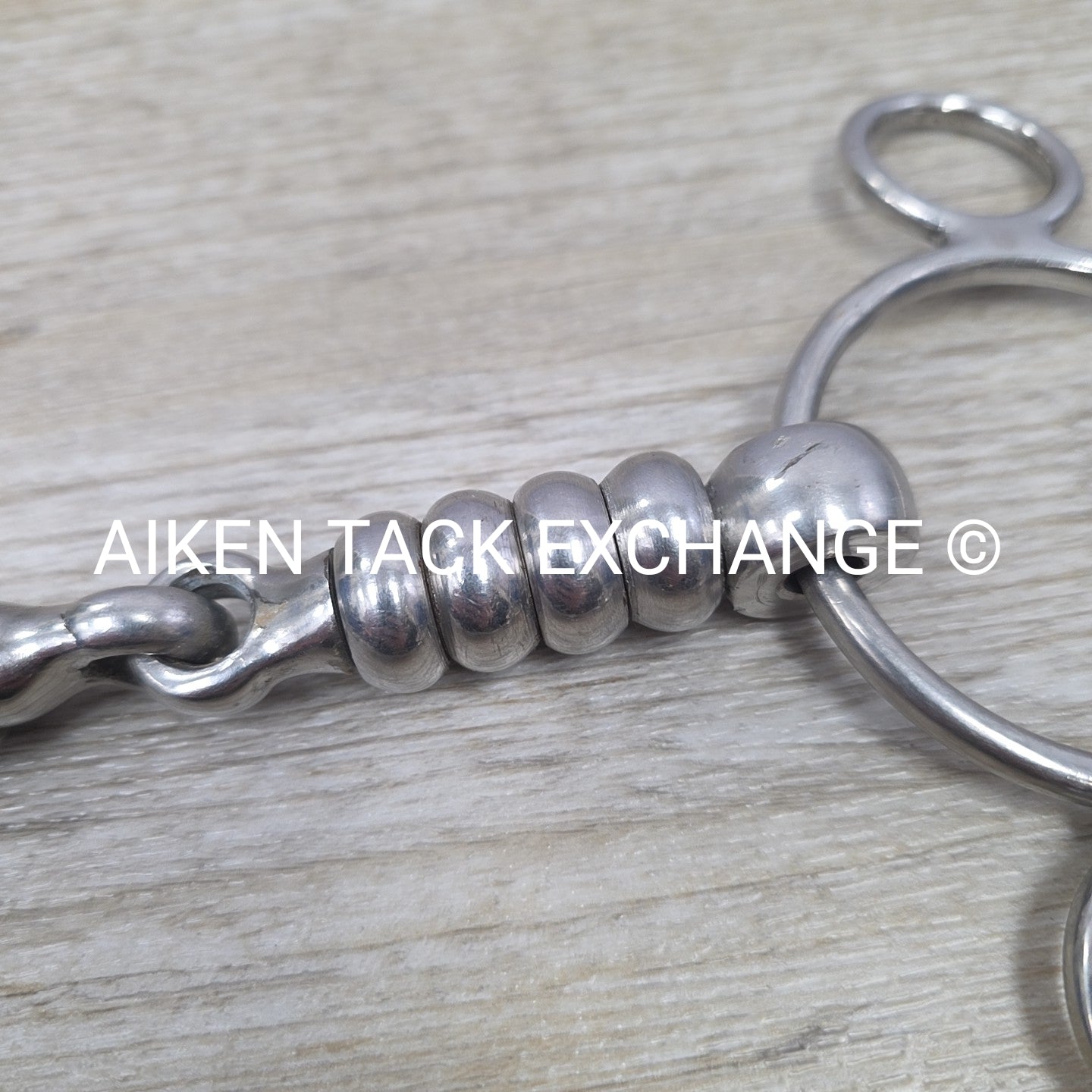 Single Joint Cherry Roller 3 Ring Gag Bit 5.5"