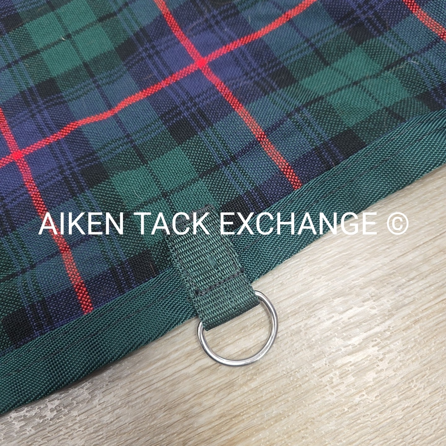 5/A Baker Original Tartan Plaid Stable Sheet, Size 72"